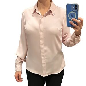 Elegant Pink Women's Blouse